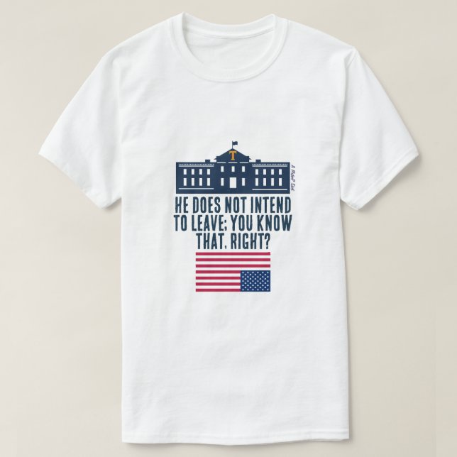 The Forever President? - A MisterP Shirt T (Design framsida)