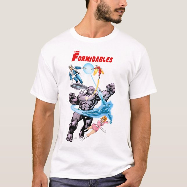 The Formidables Team par Jean-Yves Mitton T-shirt (Framsida)