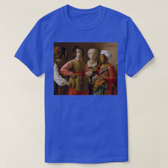 The Fortune Teller Georges de La Tour T Shirt (Design framsida)