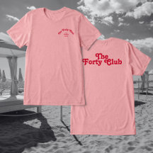 The Forty Club Rosa Oversize 40-årsfest