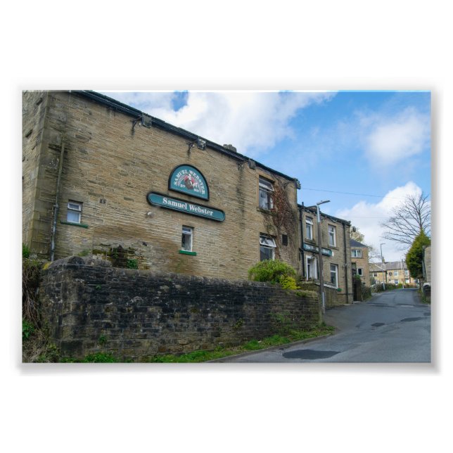 The Fountain Head Inn, Halifax Fototryck (Framsidan)