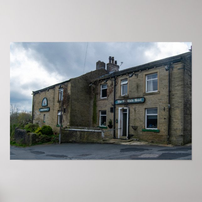 The Fountain Head Inn, Halifax Poster (Framsidan)