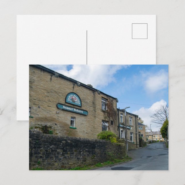 The Fountain Head Inn, Halifax Vykort (Fram/baksida)