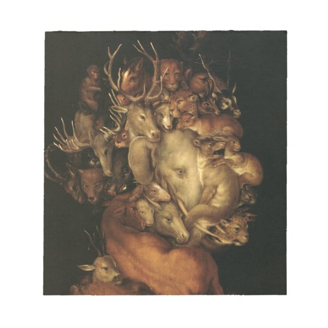 The Four Elements: Earth - Giuseppe Arcimboldo Anteckningsblock (Framsida)