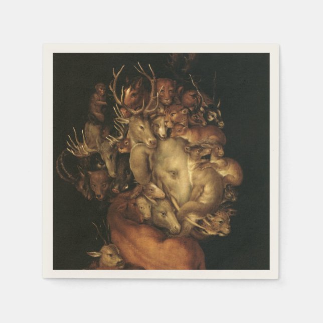 The Four Elements: Earth - Giuseppe Arcimboldo Pappersservett (Framsidan)