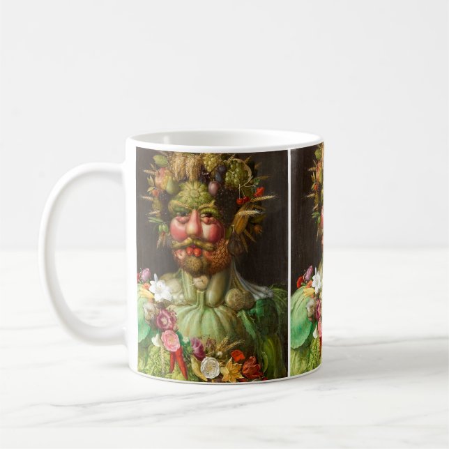 The Four Seasons: Vertumnus - Giuseppe Arcimboldo Kaffemugg (Vänster)