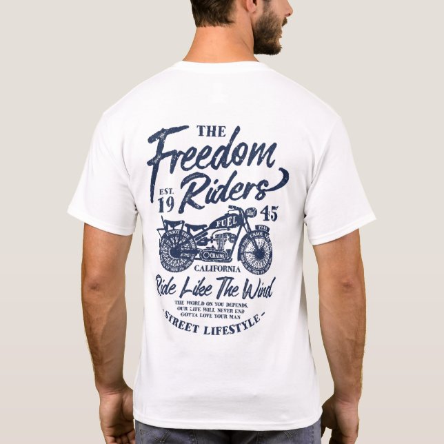 The Freedom Riders T Shirt (Baksida)
