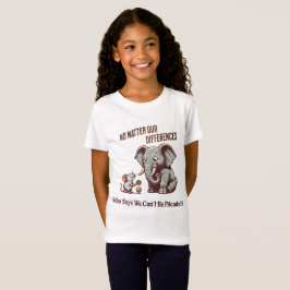 The Friendly Elephant and Mouse T Shirt