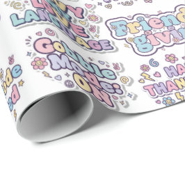 The Friendsgiving Feast Wrapping Paper Presentpapper