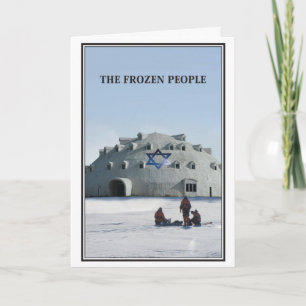 The Frozen People Judisk Julkort Helgkort