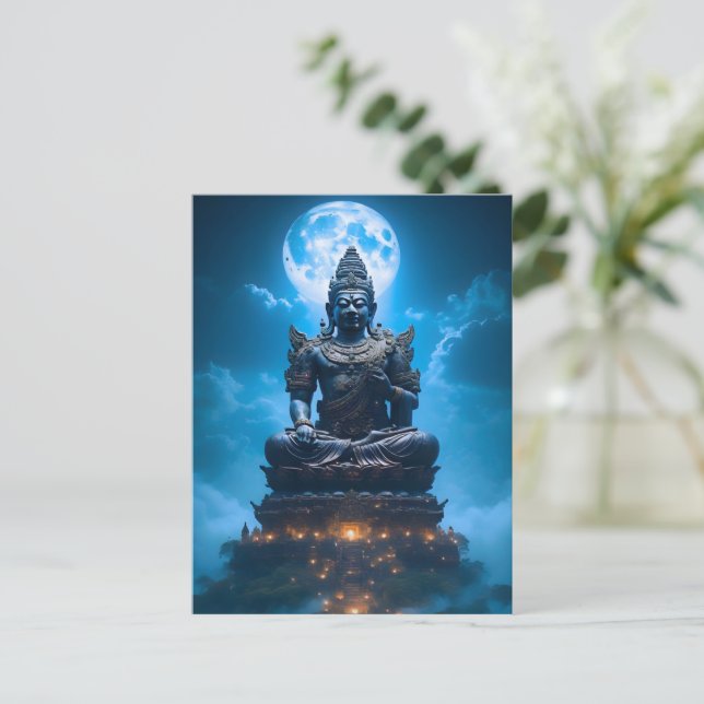 The Full Moon Light of the Buddha Vykort (Stående Fram)
