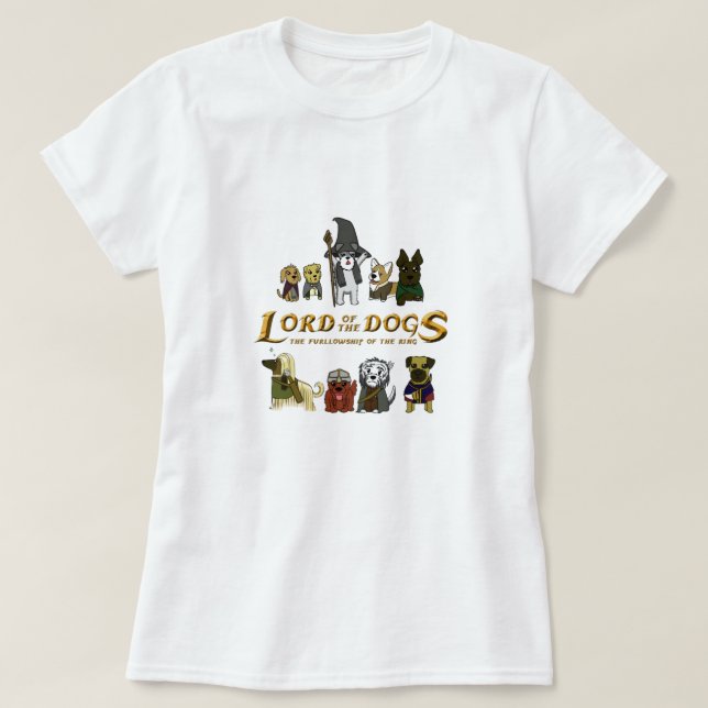 The Furrlowship of the Ring T Shirt (Design framsida)