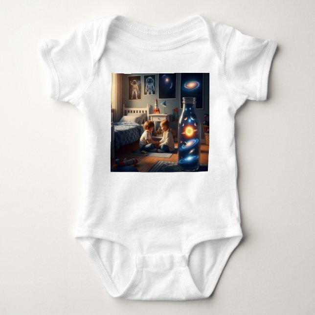 The Future Belongs to Us! Baby Bodysuits T Shirt (Framsida)