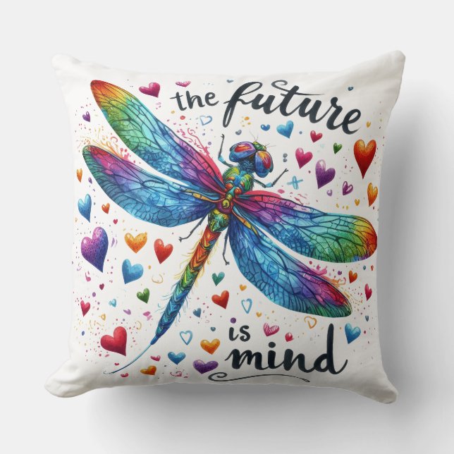 The Future is Mind Kudde (Framsida)