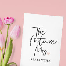 The Future Mrs och Ditt Namn | Modernt Skönhetspre