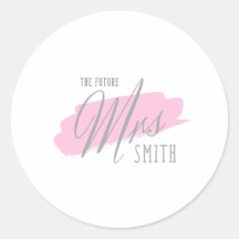 The Future Mrs Smith - Grå Teckensnitt | Rosa Bakg