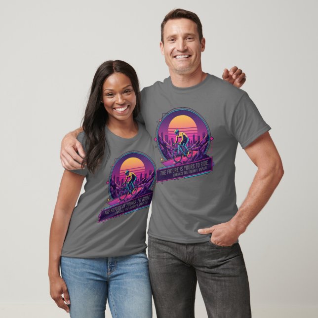 The Future Yours To Ride Cykling T-shirt (Unisex)