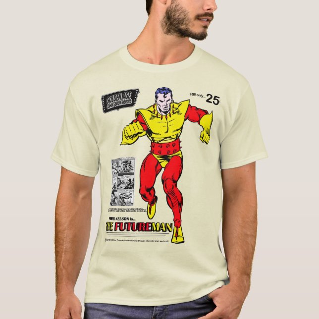 -The FUTUTREMAN- Comic T-Shirt (Framsida)
