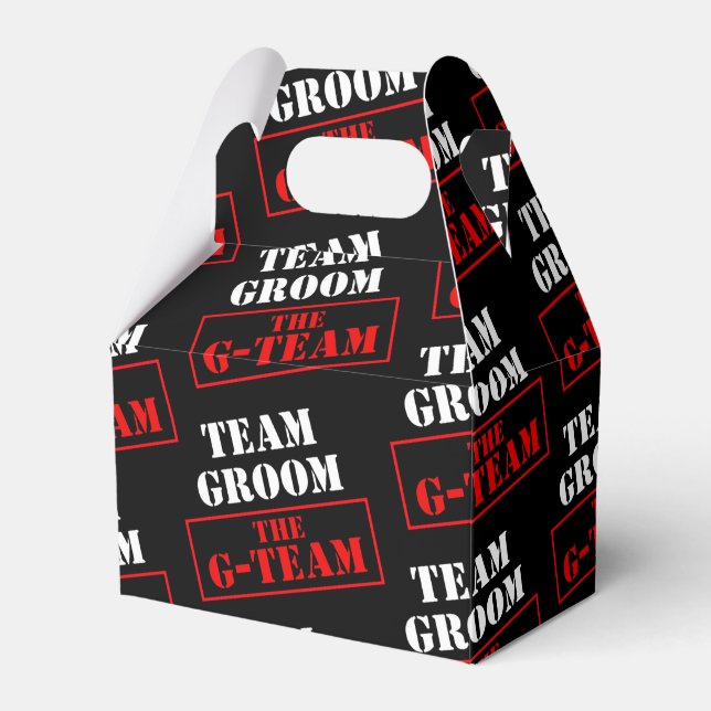 The G-Team Team Groom Gable Presentaskar (Framsidan Sidan)