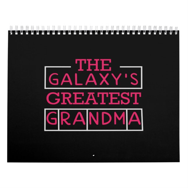 the galaxy's greatest grandma kalender (Omslag)