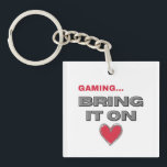 The Gamer<br><div class="desc">The Gamer - Keychain 
Share the love for the game!</div>