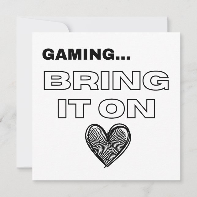 The Gamer Card (Framsida)