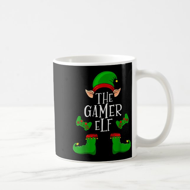 The Gamer Elf Christmas Matching  Kaffemugg (Höger)