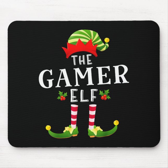 The Gamer Elf Christmas Matching Pajama  Musmatta (Framsidan)