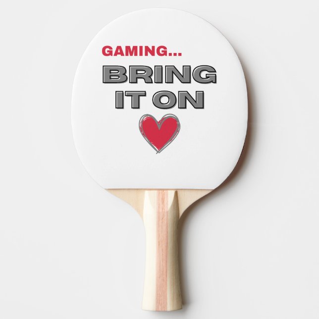 The Gamer Ping Pong Paddle Pingisracket (Framsidan)