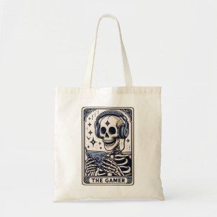 The Gamer Skeleton Tarot Card Tröja Tygkasse