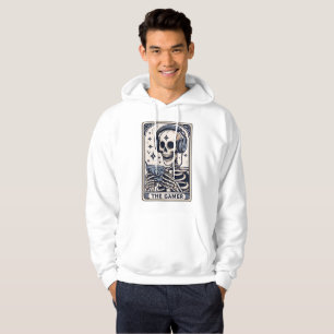 The Gamer Skelett Tarotkort Tröja Hoodie