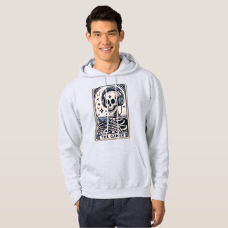 The Gamer Skelett Tarotkort Tröja Hoodie