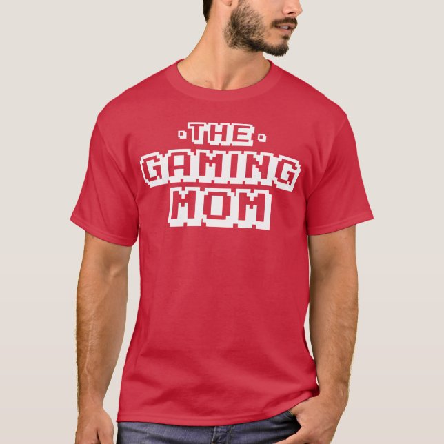 The Gaming Mom Piel present present T Shirt (Framsida)