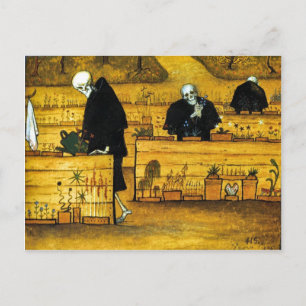 The Garden of Death by Hugo Simberg 1896 Vykort