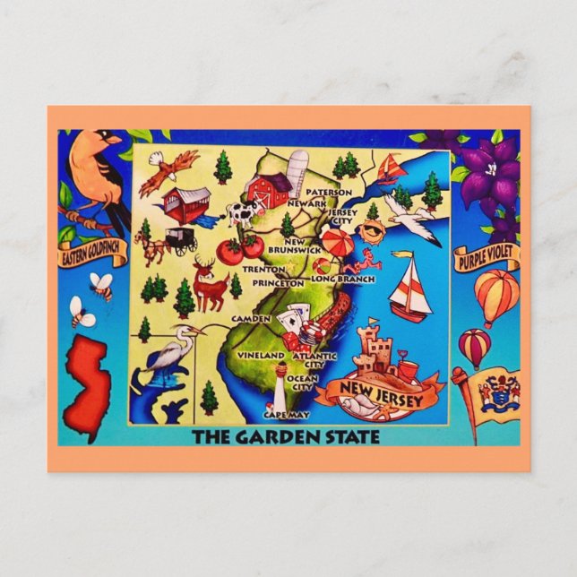 The Garden State Vykort (Framsida)