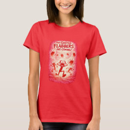 The Gasted Flabbers kommer! (4) Röd T-Shirt