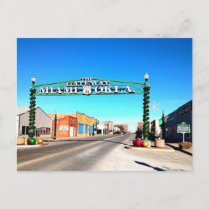 The Gateway: Miami, Oklahoma Vykort