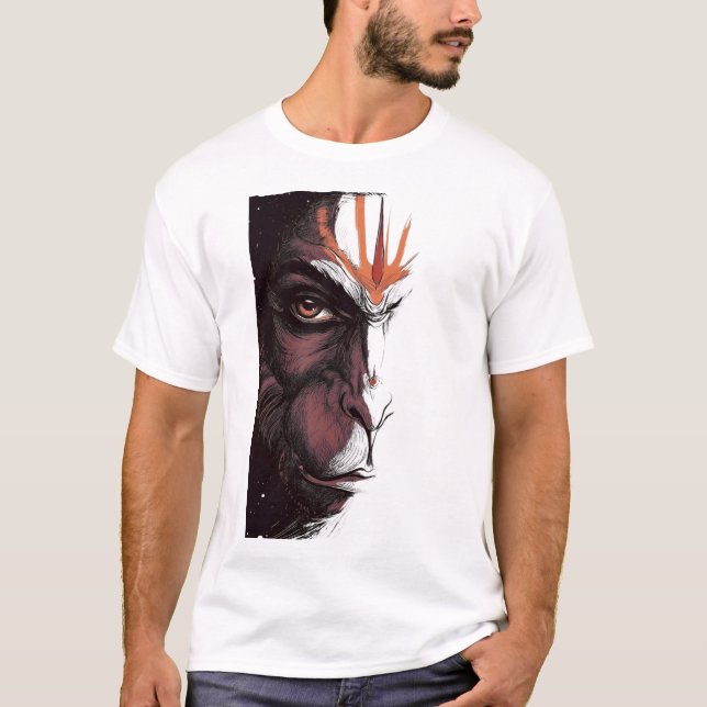 The Gaze of Mahakaal Half Revealed, Fully Eternal  T Shirt (Framsida)