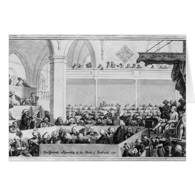 The General Assembly of the Kirk of Scotland Hälsningskort (Framsidan Horizontal)