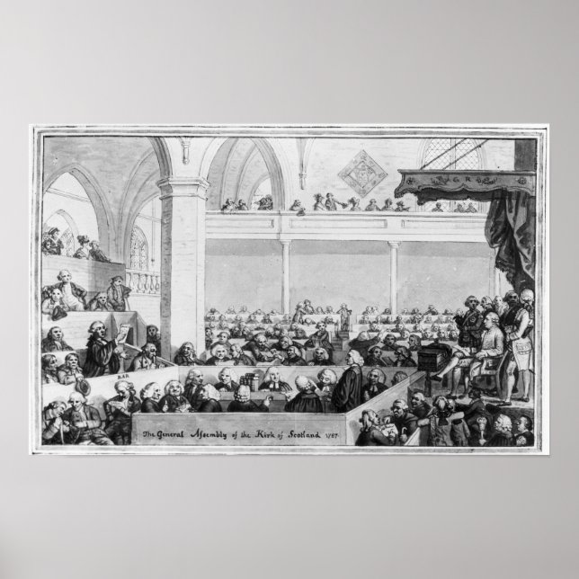 The General Assembly of the Kirk of Scotland Poster (Framsidan)