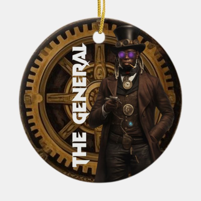 The General  Julgransprydnad Keramik (Framsidan)