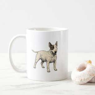 The Gentleman Gladiator – Bull Terrier Andlig Kamp Kaffemugg