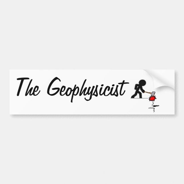 The Geophysicist - For Car Bildekal (Framsidan)