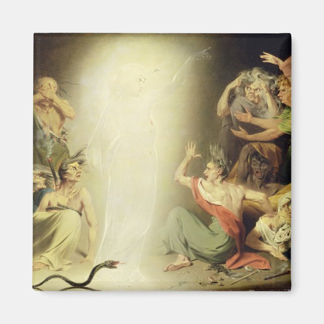 The Ghost of Clytemnestra Awakening the Furies, 17 Magnet (Framsidan)