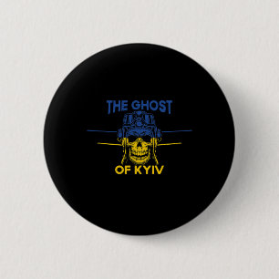 The Ghost Of Kyiv Stöd Ukraina Tröja #nowar Sta Knapp