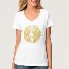 The Gift-Tee-shirt femme, col V T Shirt