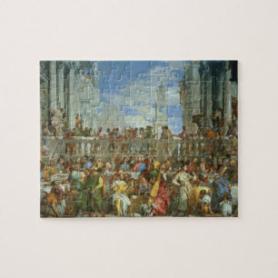 The Giftermål Feast at Cana, c.1562 (oil on canvas Pussel