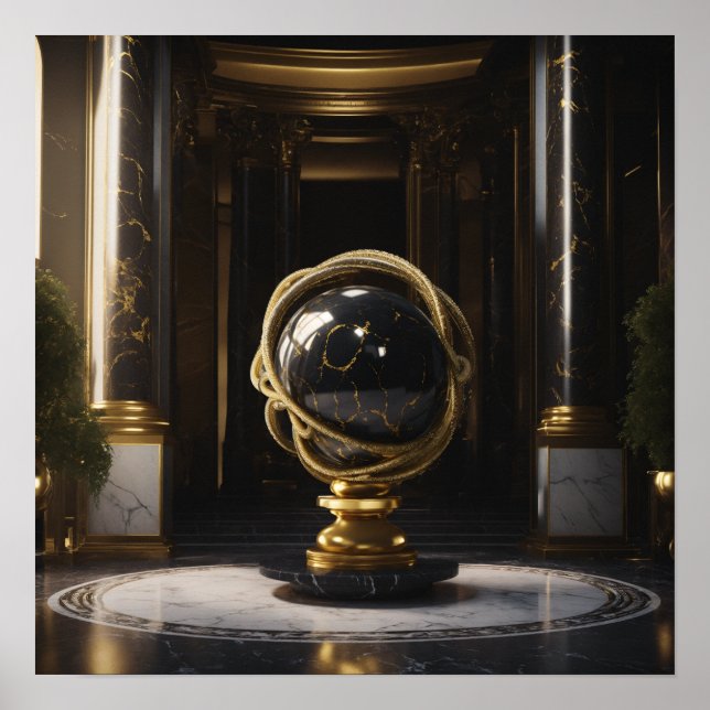 The Gilded Axis of Power Poster (Framsidan)