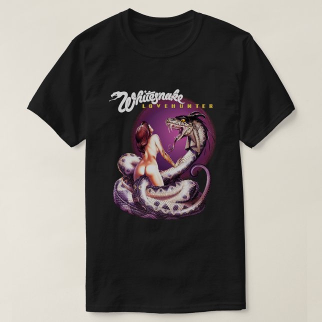 The Girl And Snake Lovehunter T Shirt (Design framsida)