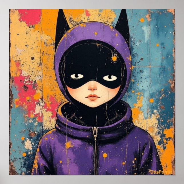 THE GIRL IN PURPLE POSTER (Framsidan)